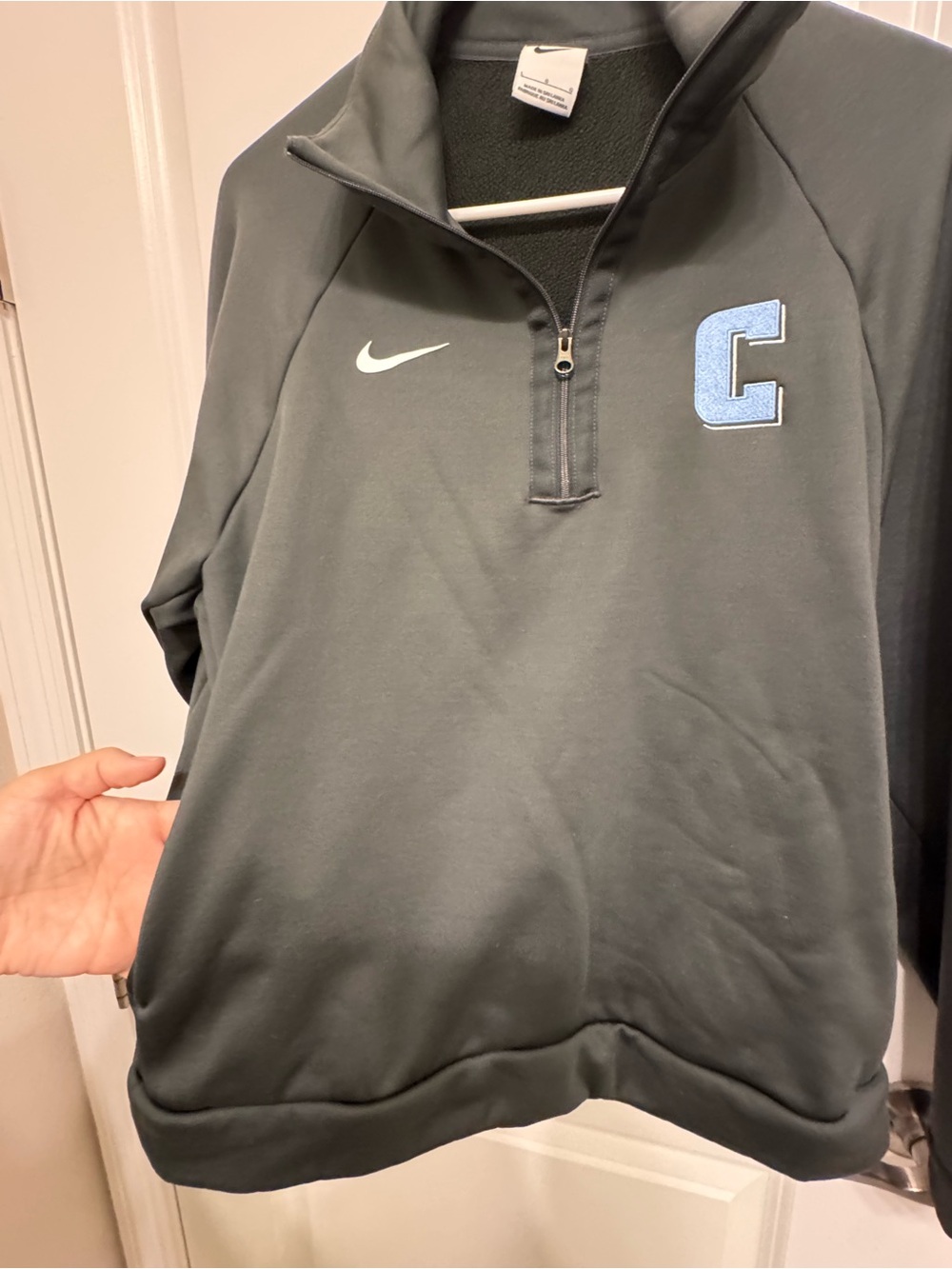 Nike Black Fleece Lined Sweater - Picture 3 of 5